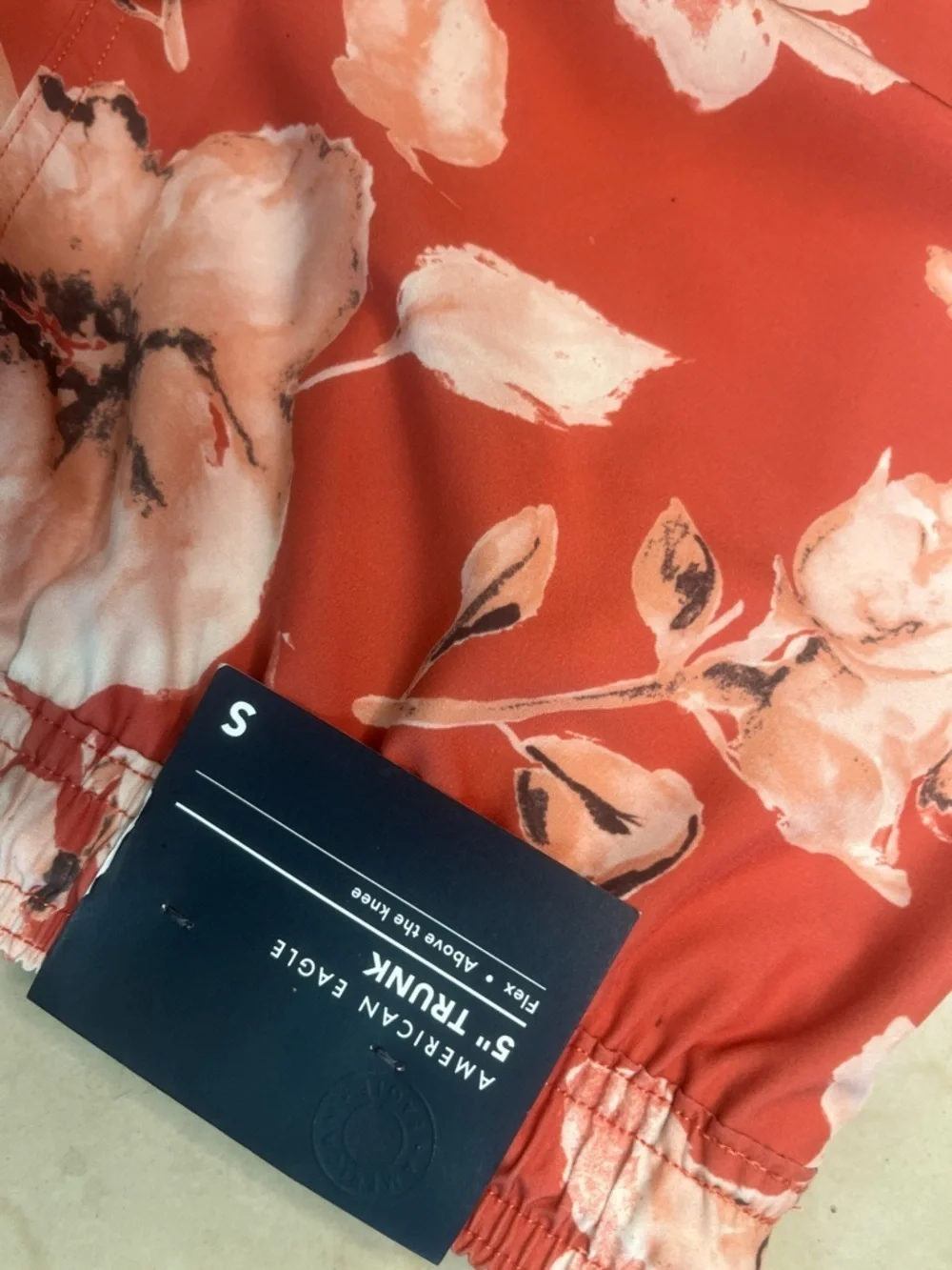 Sz Various American Eagle Outfitters Coral Floral Swim Trunks